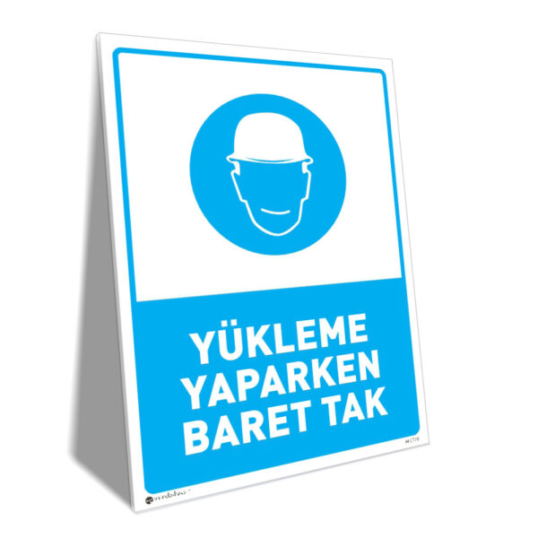 Yükleme Yaparken Baret Tak