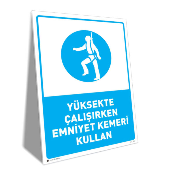 Yüksekte Çalışırken Emniyet Kemeri Kullan