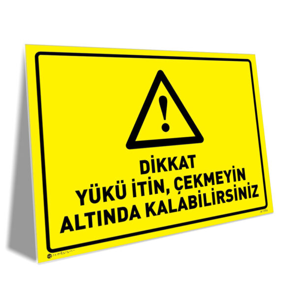 Yükü İtin Çekmeyin Altında Kalabilirsiniz