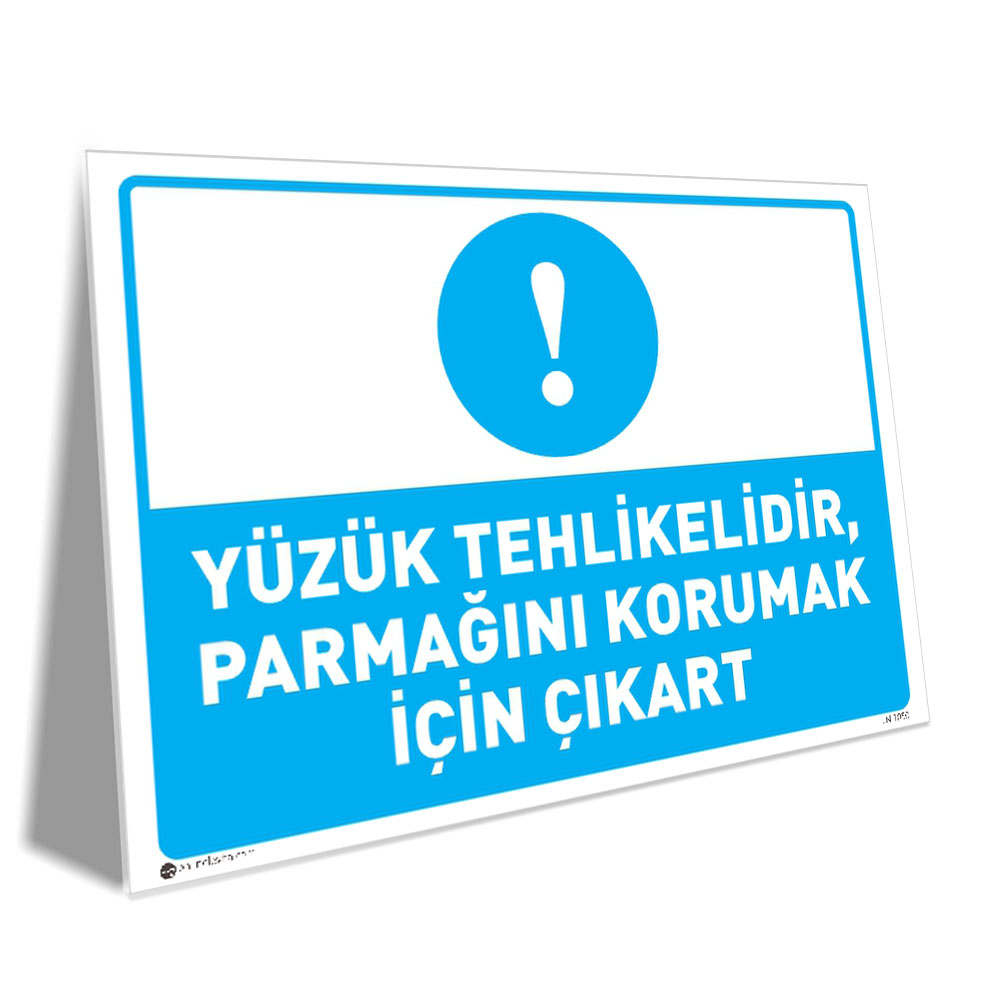 Yüzük Tehlikelidir Parmağını Korumak İçin Çıkart Yüzük Tehlikelidir Parmağını Korumak İçin Çıkart
