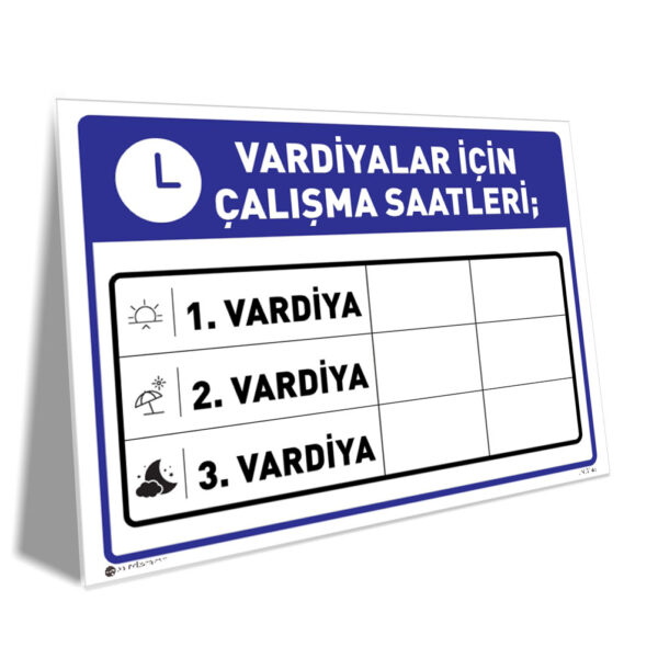 Vardiya Çalışma Saatleri