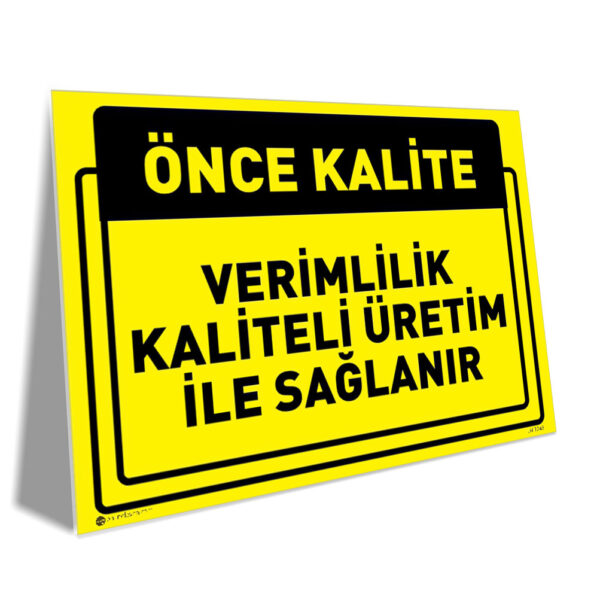 Verimlilik Kaliteli Üretim İle Sağlanır