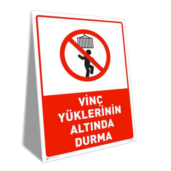 Vinç Yüklerinin Altında Durma