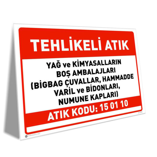 Tehlikeli Madde Atık Ambalajları