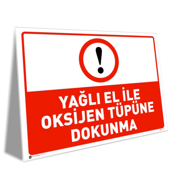 Yağlı El İle Oksijen Tüpüne Dokunma