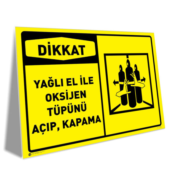 Yağlı El İle Oksijen Tüpünü Açıp Kapama
