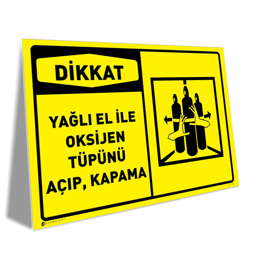 Yağlı El İle Oksijen Tüpünü Açıp Kapama Yağlı El İle Oksijen Tüpünü Açıp Kapama