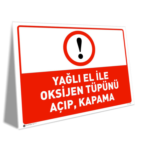 Yağlı El İle Oksijen Tüpünü Açıp Kapama