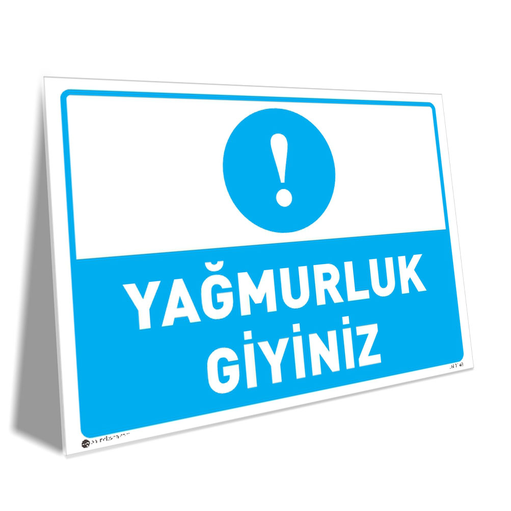 Yağmurluk Giyiniz Kişisel Koruyucu Donanım Yağmurluk Giyiniz Kişisel Koruyucu Donanım