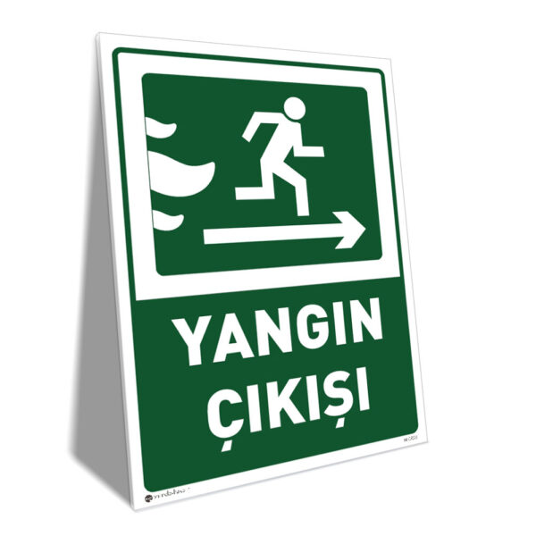 Yangın Çıkışı Sağ Yönlendirme