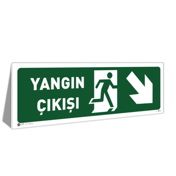 Yangın Çıkışı Sağ Aşağı