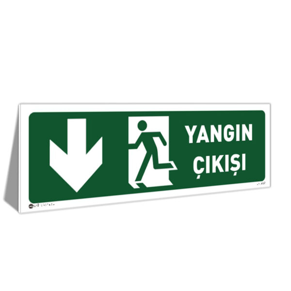 Yangın Çıkışı Sol Aşağı