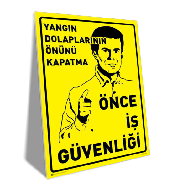 Yangın Dolaplarının Önünü Kapatma Önce İş Güvenliği