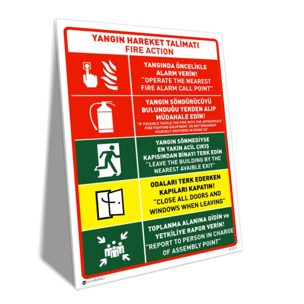 Yangın Hareket Talimatı (Fire Action - TR/EN)