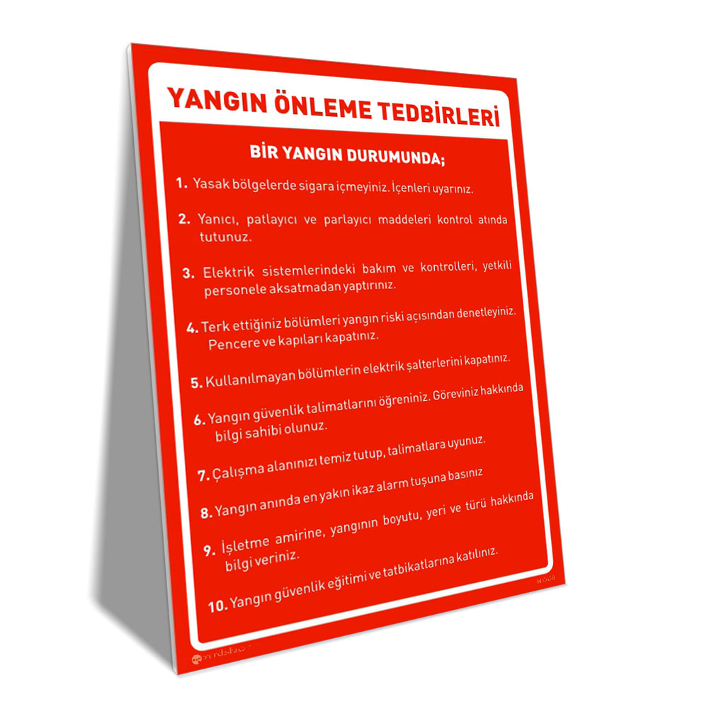 Yangın Önleme Tedbirleri Talimatı Yangın Önleme Tedbirleri Talimatı