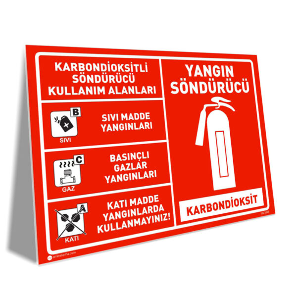 Yangın Söndürücü Kullanım Alanları