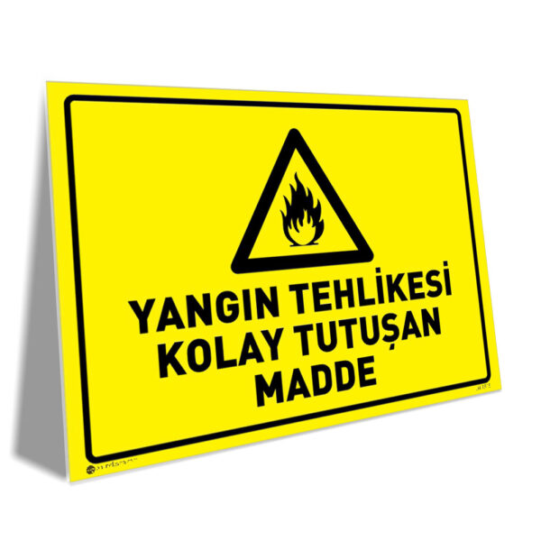 Yangın Tehlikesi Kolay Tutuşan Madde
