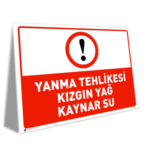 Yanma Tehlikesi Kızgın Yağ ve Kaynar Su