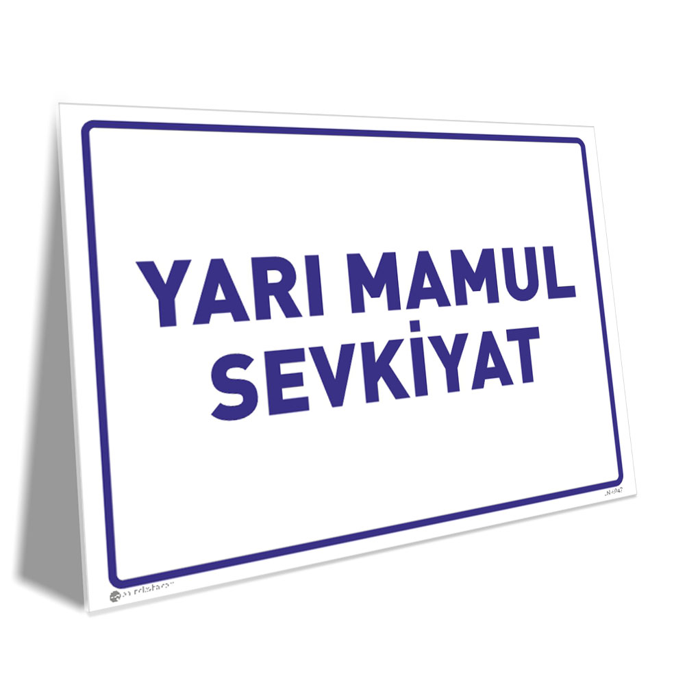 Yarı Mamul Sevkiyat Yarı Mamul Sevkiyat
