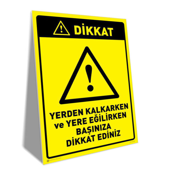 Yerden Kalkarken ve Eğilirken Başınıza Dikkat Edin