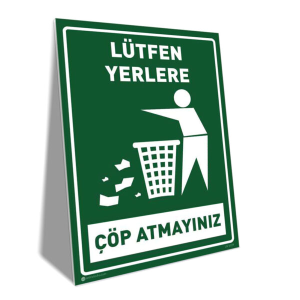 Yerlere Çöp Atmayın