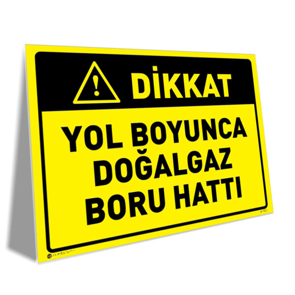 Yol Boyunca Doğalgaz Boru Hattı