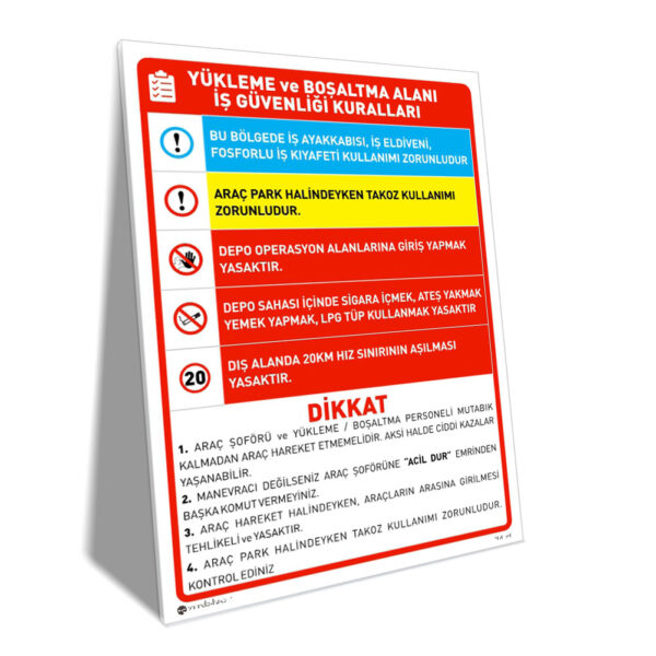 Yükleme ve Boşaltma Alanı İş Güvenliği Talimatı