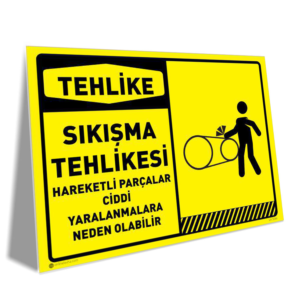 Sıkışma Tehlikesi Hareketli Parça Ciddi Yaralanmaya Sebep Olabilir Sıkışma Tehlikesi Hareketli Parça Ciddi Yaralanmaya Sebep Olabilir