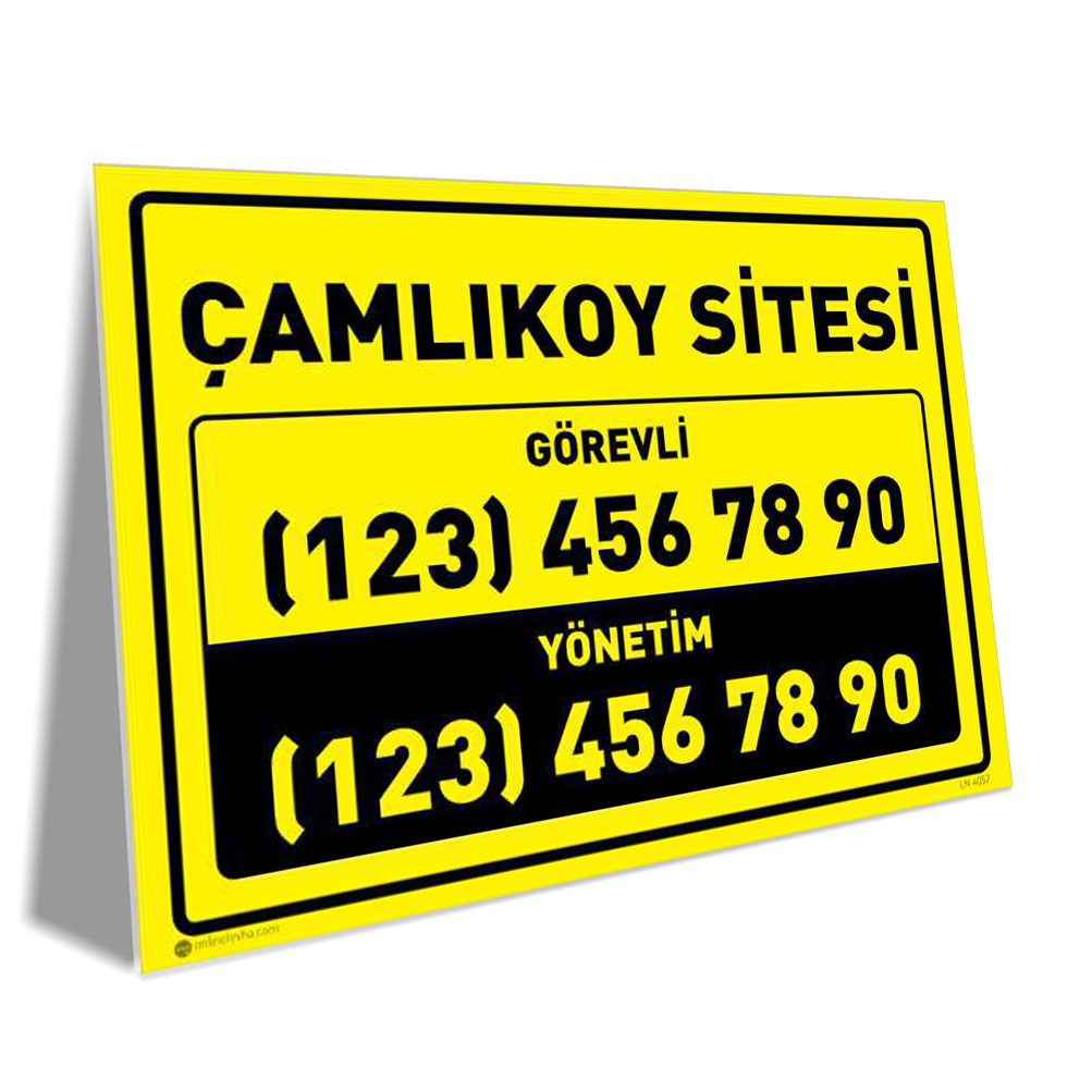 Site Görevlisi İletişim Site Görevlisi İletişim