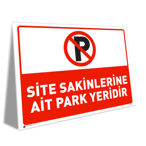 Site Sakinlerine Ait Park Yeridir
