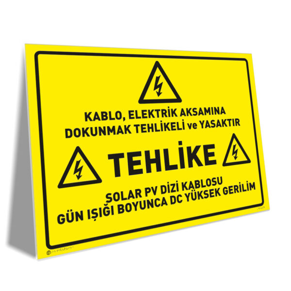 Solar PV Dizi Kablosu Gün Işığı Boyunca Yüksek DC Gerilim