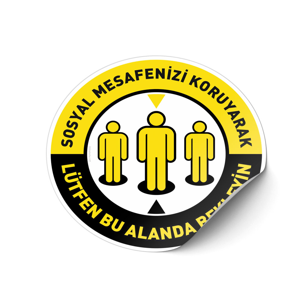 Sosyal Mesafe Bekleme Alanı Sosyal Mesafe Bekleme Alanı