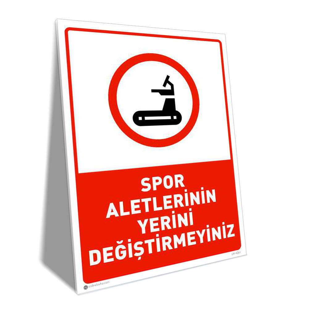 Spor Aletlerinin Yerini Değiştirmeyiniz Spor Aletlerinin Yerini Değiştirmeyiniz