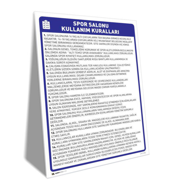 Spor Salonu Kullanım Kuralları