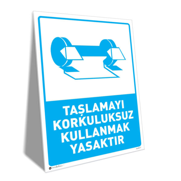 Taşlamayı Korkuluksuz Kullanmak Yasaktır