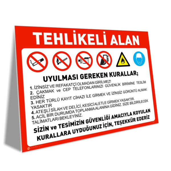 Tehlikeli Alan Talimatı