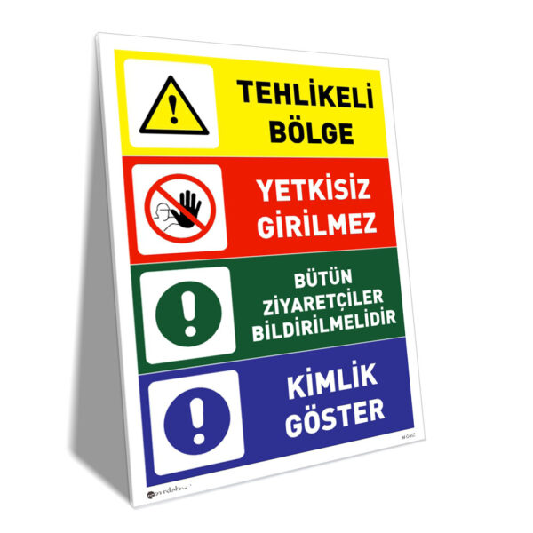 Tehlikeli Bölge Ziyaretçi Giriş Talimatı