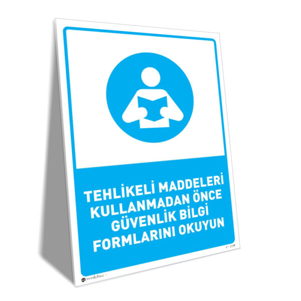 Tehlikeli Maddeleri Kullanmadan Önce Güvenlik Bilgi Formlarını (GBF/MSDS) Okuyun