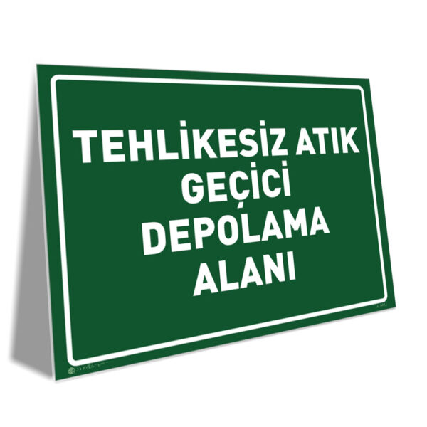 Tehlikesiz Atık Geçici Depolama Alanı