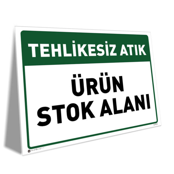 Tehlikesiz Atık Ürün Stok Alanı