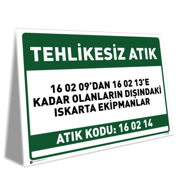 Tehlikesiz Iskartaya Çıkarılmış Ekipman Atıkları