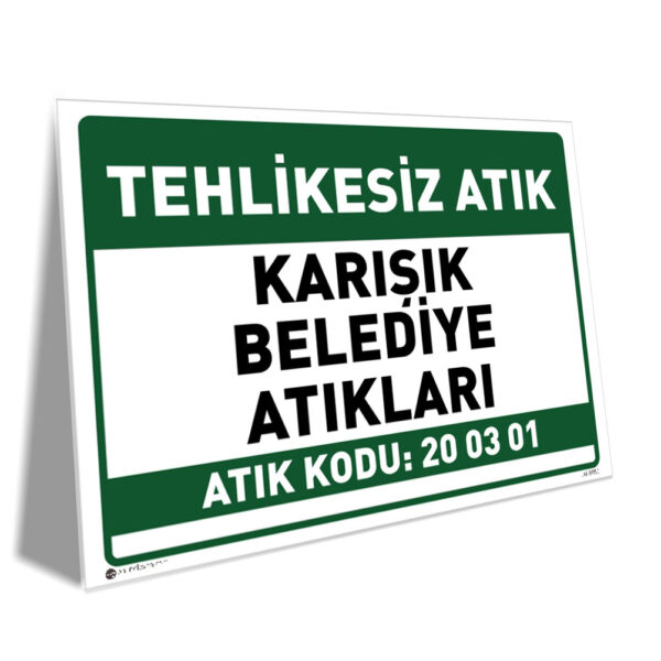 Tehlikesiz Karışık Belediye Atıkları