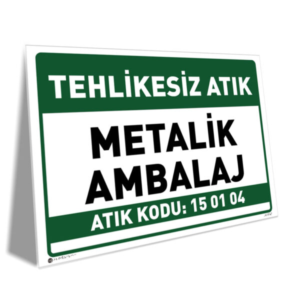 Tehlikesiz Metalik Ambalaj Atık