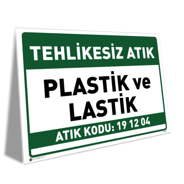 Tehlikesiz Plastik ve Lastik Atık