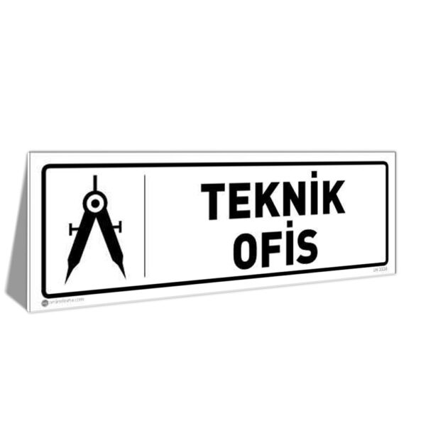 Teknik Ofis Kapı İsimliği