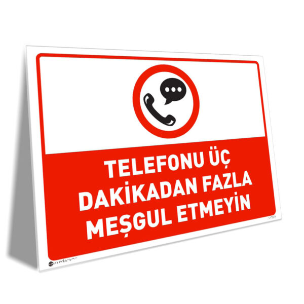 Telefonu Üç Dakikadan Fazla Meşgul Etmeyin
