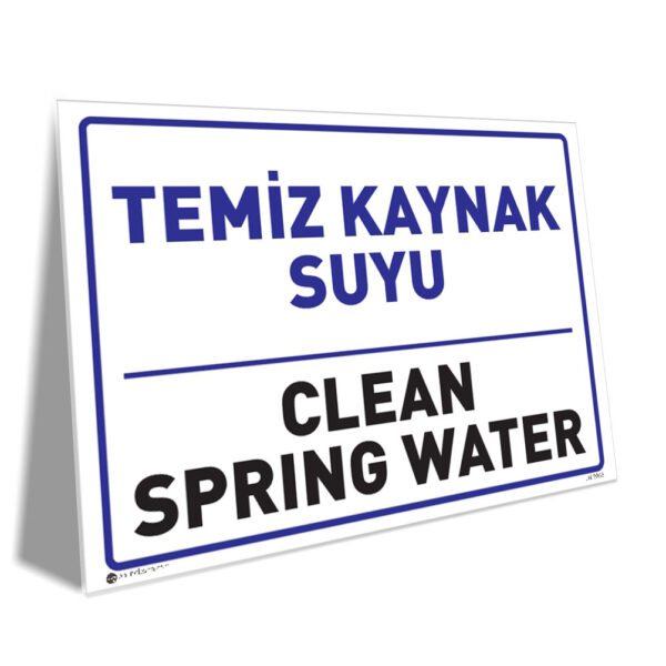 Temiz Kaynak Suyu (Clean Spring Water)