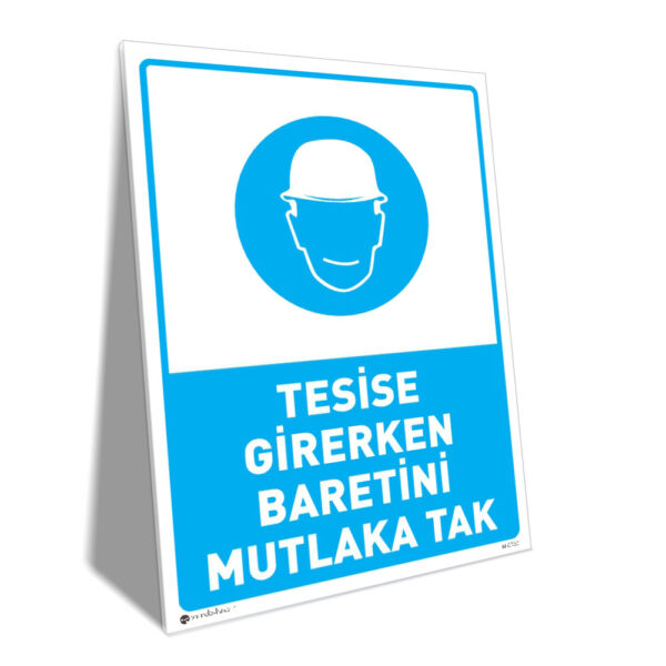 Tesise Girerken Baretini Mutlaka Tak