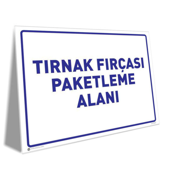 Tırnak Fırçası Paketleme Alanı