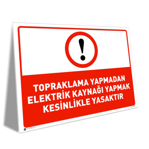 Topraklama Yapmadan Elektrik Kaynağı Yapmak Kesinlikle Yasaktır